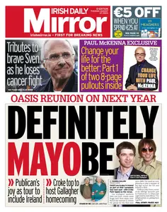 Irish Daily Mirror - 27 August 2024