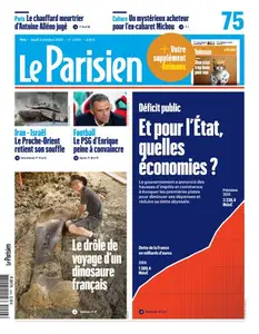 Le Parisien du Jeudi 3 Octobre 2024