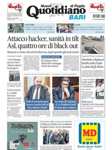 Quotidiano di Puglia Bari - 18 Ottobre 2025