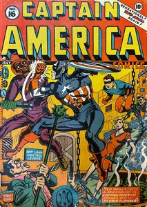 Captain America Comics 016 Timely 1942 c2c original paper now Mark Bowen+Collin D fills