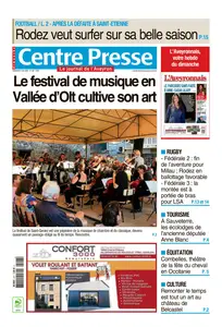 Centre Presse Aveyron - 17 Mai 2026