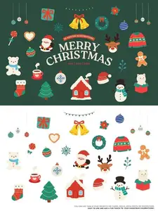 Christmas Hand drawn Illustrations MUYJTJG