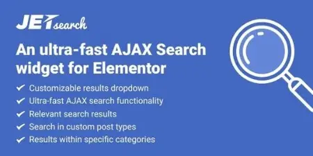 JetSearch v3.5.17 - AJAX Search widget for Elementor