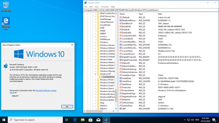 Windows 10 version 1909 Build 18363.1139 Business / Consumer Editions