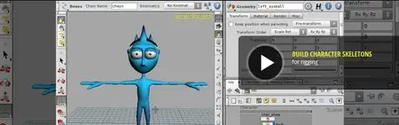 Character Skeleton Building in Houdini