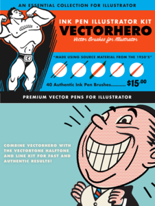 CreativeMarket - VectorHero | Brushes for Illustrator