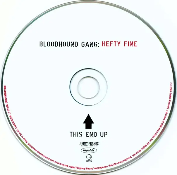 Bloodhound gang тексты. Bloodhound gang альбом Hefty Fine. Bloodhound gang Hefty Fine обложка. CD Bloodhound gang: Hefty Fine. Bloodhound gang Hefty Fine 2005.