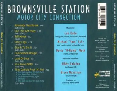 Brownsville Station - Motor City Connection (1975) {Wounded Bird Records WOU 9510 rel 2005}