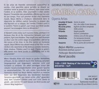 Bejun Mehta, René Jacobs, Freiburger Barockorchester - George Frideric Handel: Opera Arias 'Ombra Cara' (2010)