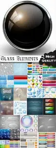 Glass and Water Design Elements 25 Vectors