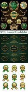 Vectors - Luxury Green Labels 2