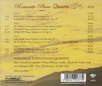 Nepomuk Fortepiano Quintet - Romantic Piano Quintets (2012) (Repost)