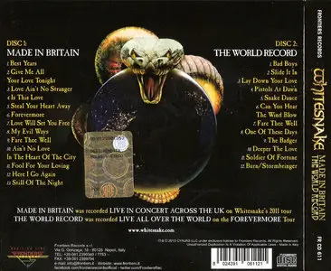 Whitesnake - Made in Britain / The World Record (2013)