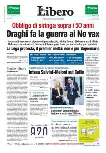 Libero - 6 Gennaio 2022