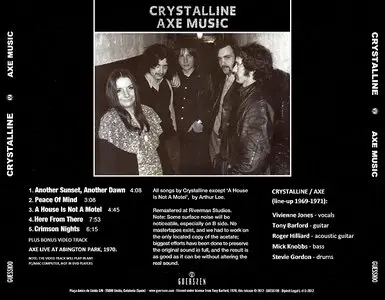 Crystalline - Axe Music (1970) [Reissue & Remastered 2012]