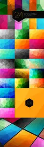24 Polygonal Backgrounds