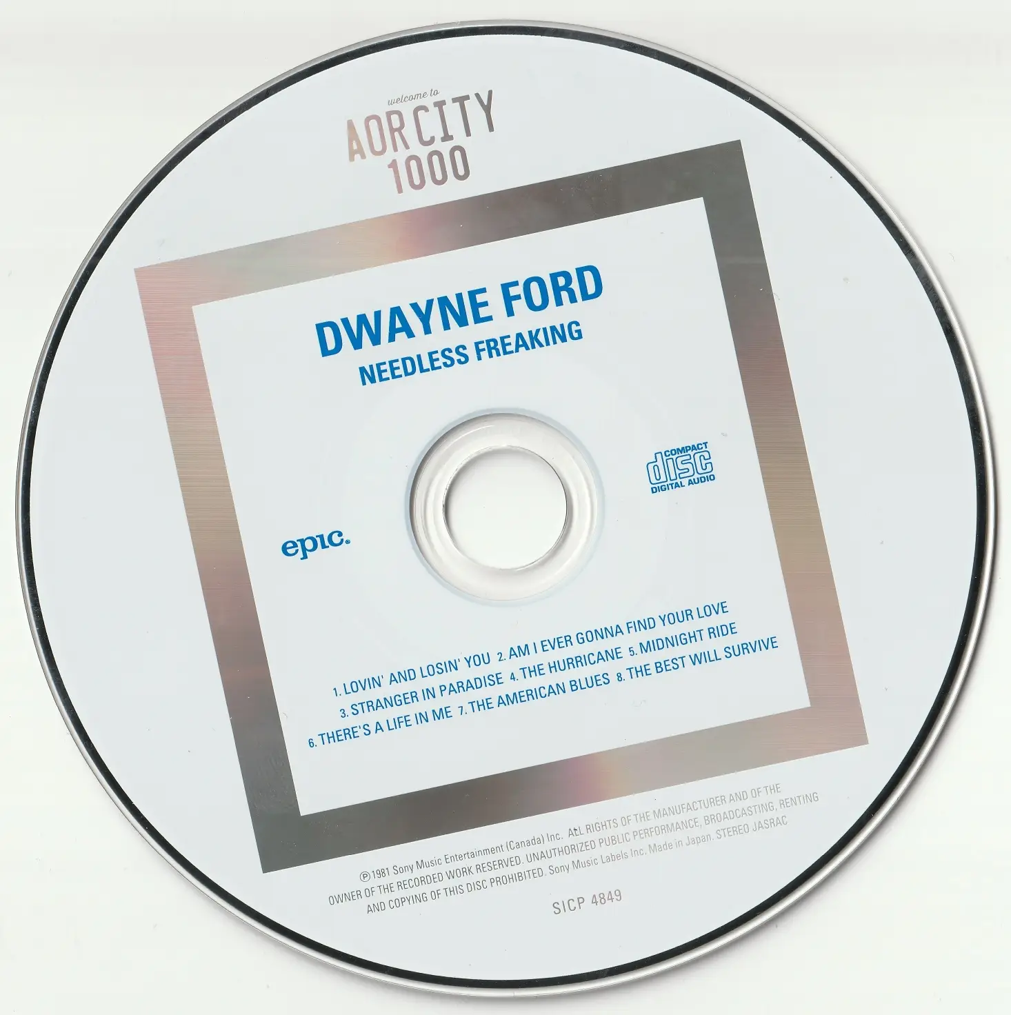 Dwayne Ford - Neadless Freaking (Remastered) (1981/2016)