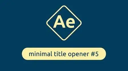 Minimal Title Opener in After Effects #5