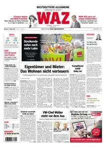 WAZ Westdeutsche Allgemeine Zeitung Essen-West - 11. April 2018