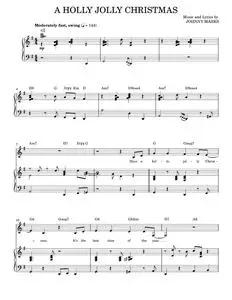 A Holly Jolly Christmas - Faith Hill, Johnny Marks (Piano Vocal)