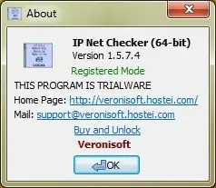 Veronisoft IP Net Checker 1.5.7.4 (x86/x64)