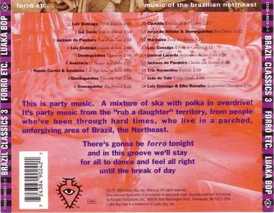VA - Brazil Classics 3: Forro Etc. (1991) {Luaka Bop}