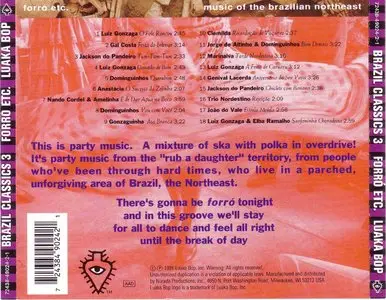 VA - Brazil Classics 3: Forro Etc. (1991) {Luaka Bop} **[RE-UP]**