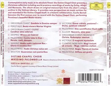 Massimo Palombella, Sistine Chapel Choir - Veni Domine: Advent & Christmas at the Sistine Chapel (2017)