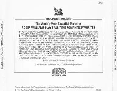 Roger Williams - Plays All-Time Romantic Favorites (1994) {Reader's Digest}