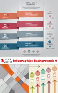 Vectors - Infographics Backgrounds 8