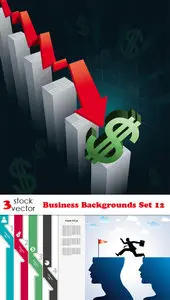 Vectors - Business Backgrounds Set 12