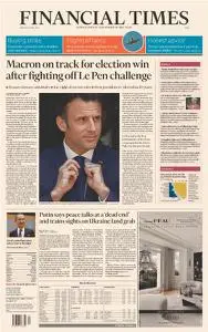 Financial Times Asia - April 25, 2022
