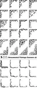 Vectors - Ornamental Vintage Corners 47