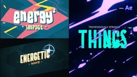 2D Energy Text Logo Reveals [After Effects] 45811523