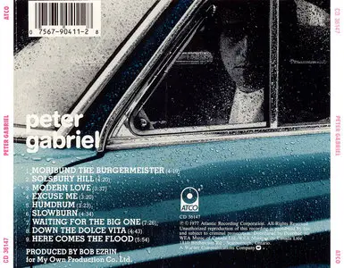 Peter Gabriel - Peter Gabriel (1977) (Repost)