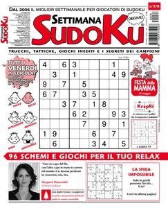 Settimana Sudoku N.978 - 10 Maggio 2024