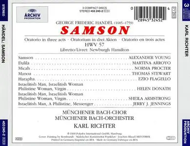 Karl Richter, Münchener Bach-Orchester, Münchener Bach-Chor - George Frideric Handel: Samson (1996)