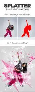 GraphicRiver - Splatter Photoshop Action