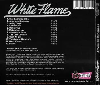 White Flame - American Rudeness (1978) {2007, Reissue}