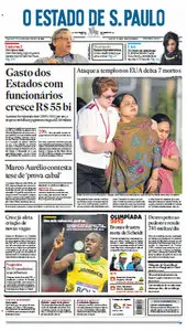 Jornal O Estado de São Paulo - 6 de agosto de 2012 - Segunda
