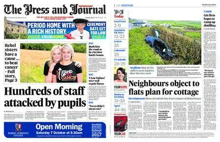 The Press and Journal Aberdeenshire – September 26, 2017