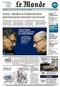 Le Monde du Mercredi 2 Juin 2015