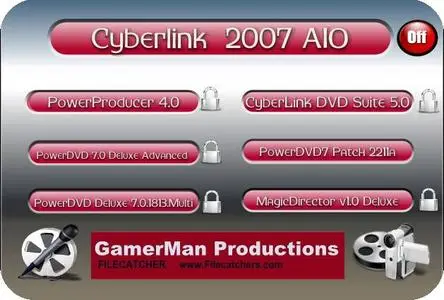 AIO Cyberlink Programs 2007 Pro DVD