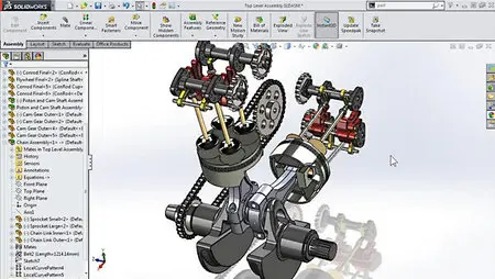 Lynda - Modeling a Motorcycle Engine with SolidWorks