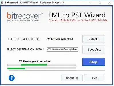 BitRecover EML to PST Wizard 1.0