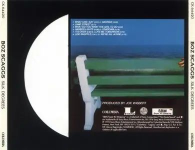 Boz Scaggs - Silk Degrees (1976, 1994 Sony MasterSound # CK 64420)