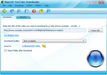 Bigasoft YouTube Downloader Pro 1.2.18.4701