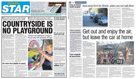 Shropshire Star Shrewsbury Edition – March 30, 2020
