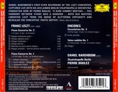 Daniel Barenboim, Pierre Boulez - Franz Liszt: Piano Concertos (2011)