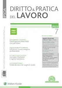 Diritto e Pratica del Lavoro N.7 - 19 Febbraio 2022